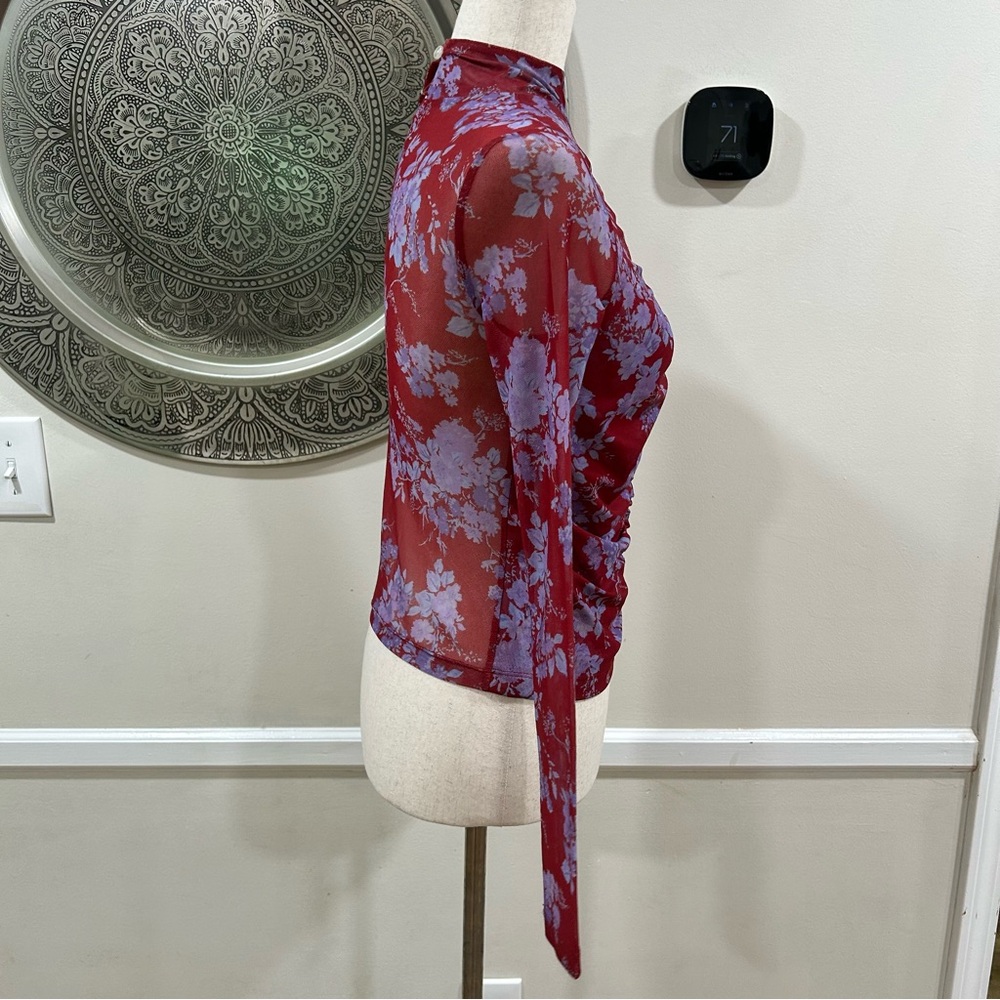 No. 6 Multicolor Patterned Blouse - image 6